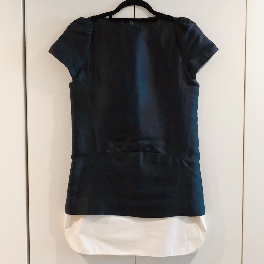 Jill Stuart Navy white dress, size 6